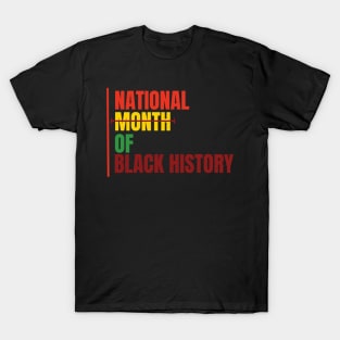 national month of Black History T-Shirt